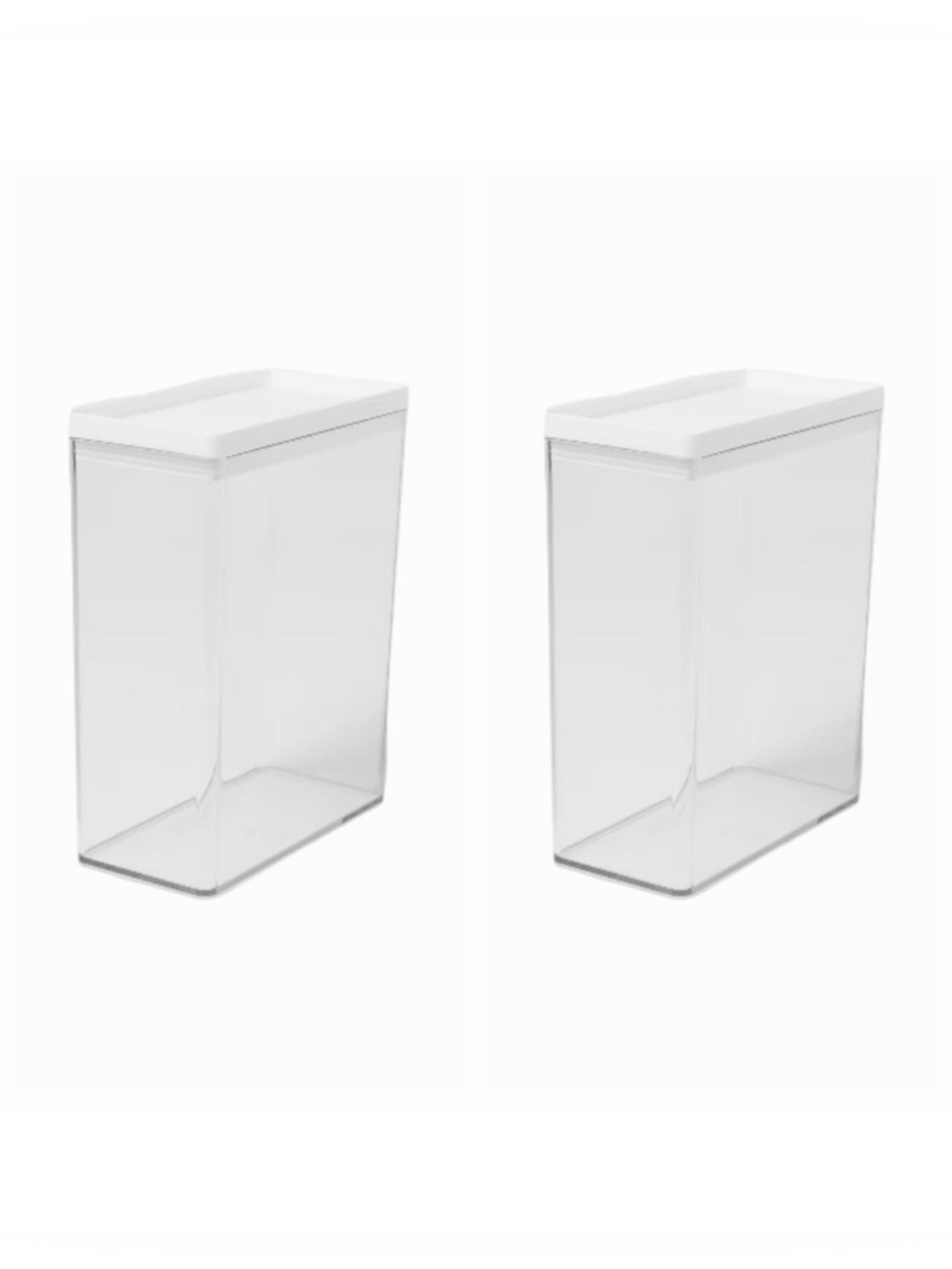 Brightroom 4.3 Qt Plastic Food Storage Canister - Set of 2